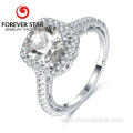 genuine Nano Diamond woman Engagement Ring